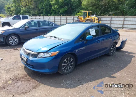 2012 Honda Civic Lx z USA, uszkodzony, nr VIN 19XFB2F56CE080919